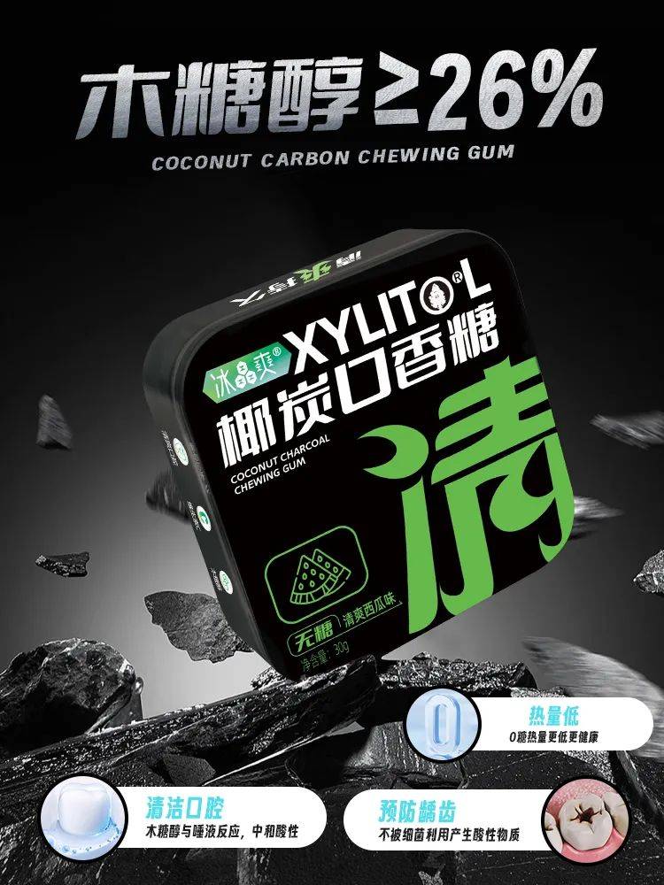 正掀起糖果界“黑科技”风暴打破常规！这款黑黑的口香糖(图3)